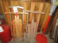1600. (2) CHILDS SLEDS INCLUDING FLEXIBLE FLYER