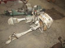 1637. TWO OLD OUTBOARD MOTORS