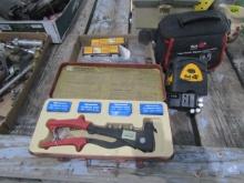 1668. DAVID WHITE MARK 4 PL CHALK LINE, SQUARE, HAND RIVETER AND MORE