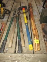 1684. SPLITTING MAUL, CANT HOOK, PRUNERS