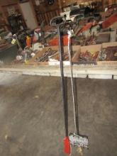 1694. 5 TINE FISH SPEAR AND ICE CHISEL