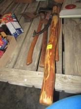 1707. CANT HOOK, AXES, PICK AND MORE