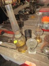 1723. ALLADIN AND SMALL OIL LAMPS