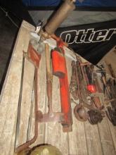 1725. STEAM WHISTLE, HAND CORN PLANTER, MEAT SAWS