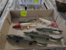 1730. DECOYS AND OLD REELS