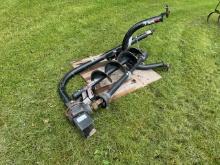 1852-A. HAWKLINE 3PT POSTHOLE AUGER, 10" BIT