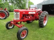1868. 1957 FARMALL 350 GAS TRACTOR, WIDE FRONT, POWER STEERING, SINGLE HYDR