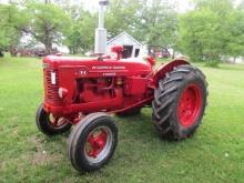 1872. 1949 MCCORMICK MODEL W-4 GAS STANDARD WHEATLAND TRACTOR, ELECTRIC STA