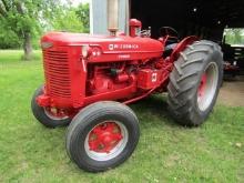 1873. 1949 MCCORMICK MODEL W-9 GAS STANDARD WHEATLAND TRACTOR, CHAR-LYNN LI