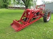 1875. 1953 FARMALL SUPER H, NARROW FRONT, SELLS WITH TRIP BUCKET LOADER, MA
