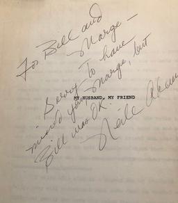 McQueen Manuscript My Husband My Friend - The original manuscript was written by Neile MCQueen as a