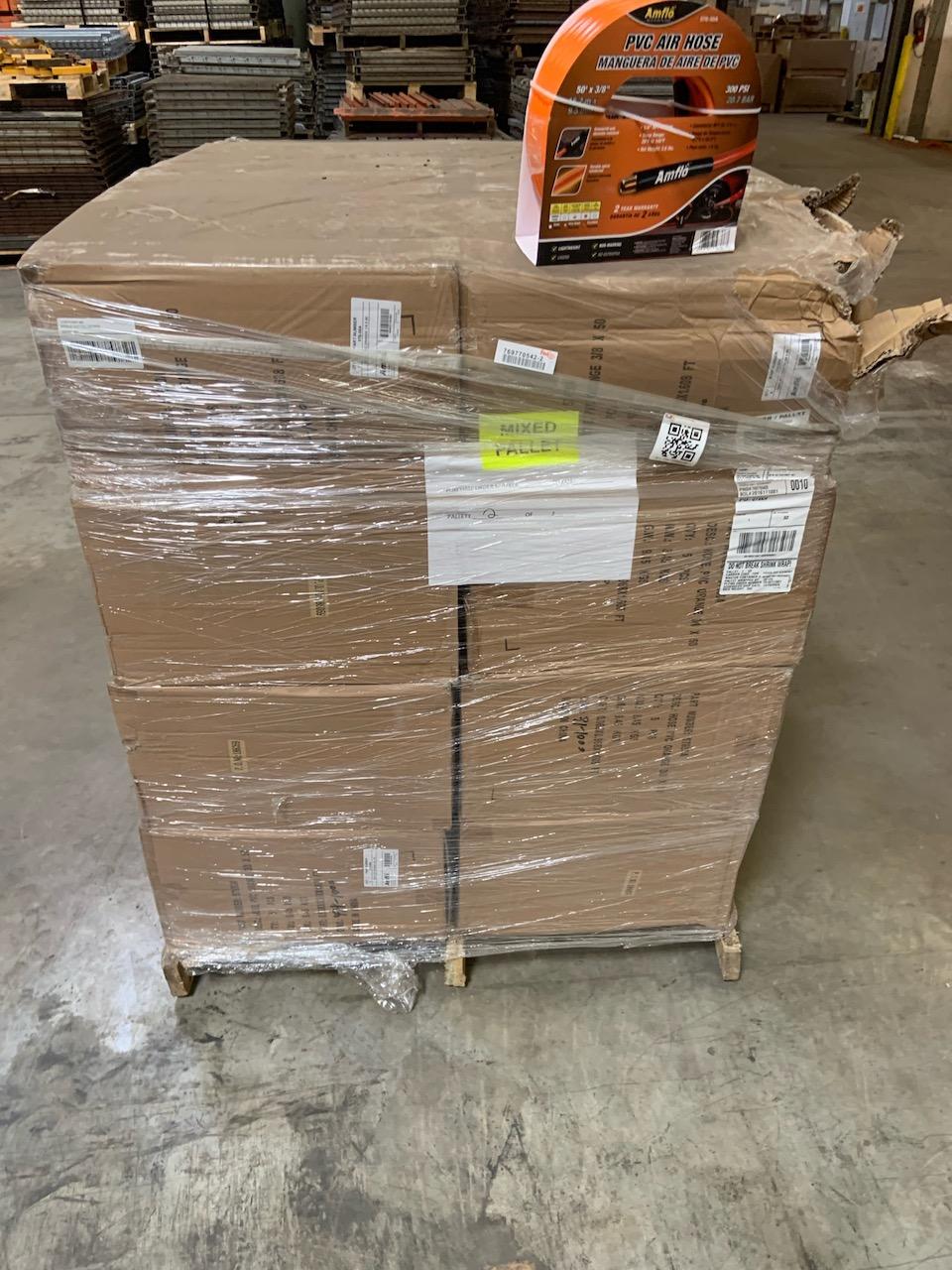 Pallet of air hose