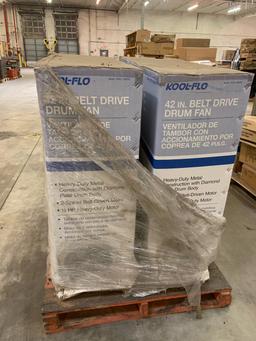Lot of (2) 42" Drum fans