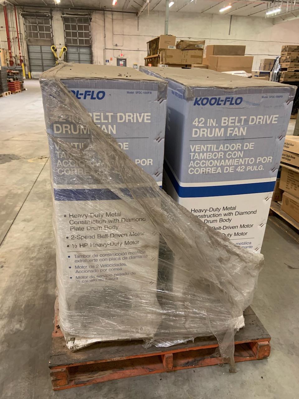 Lot of (2) 42" Drum fans