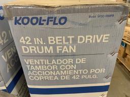 Lot of (2) 42" Drum fans