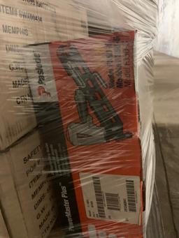 Pallet of mixed merchandise, to include but not limited to: Blower, hardware organizer, food chopper