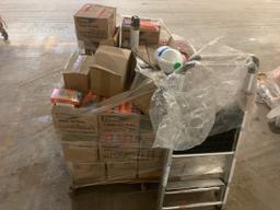 Pallet of mixed merchandise, to include but not limited to: Liquid ant baits, Algae guard, ant and r