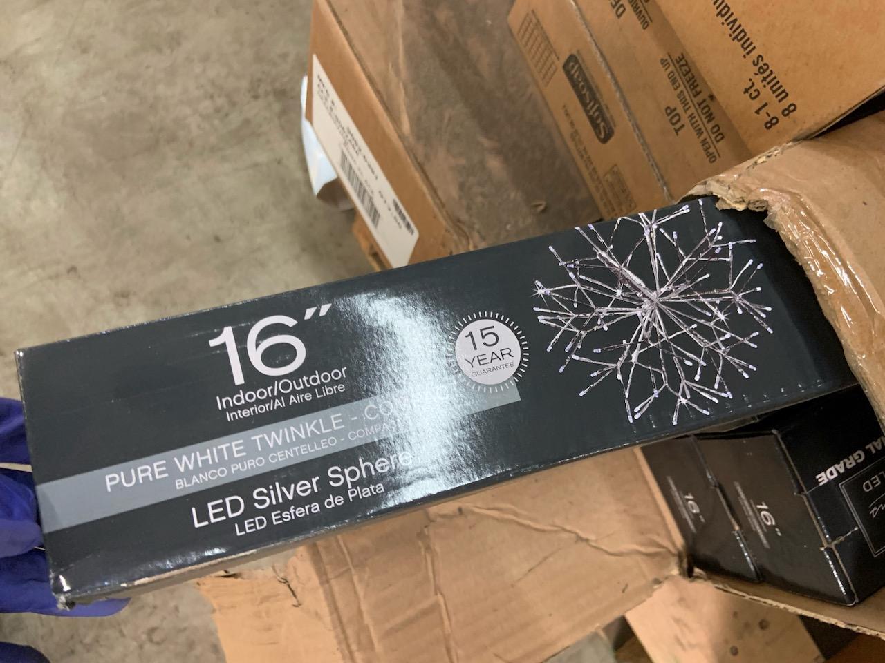 Pallet of mixed merchandise, to include but not limited to: String lights, pipe insulation, car air