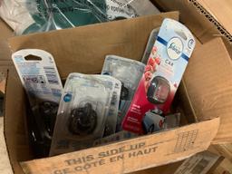 Pallet of mixed merchandise, to include but not limited to: String lights, pipe insulation, car air