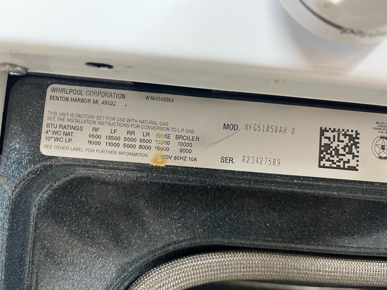 Whirlpool Stove