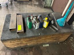 Wood Box ..Liquids on top