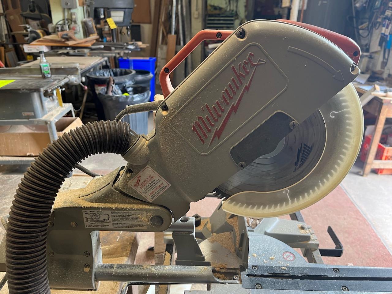 Loc: 3 Maint.  Milwaukee 10" Magnum Slide Compound Miter Saw with foldable stand