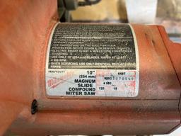 Loc: 3 Maint.  Milwaukee 10" Magnum Slide Compound Miter Saw with foldable stand
