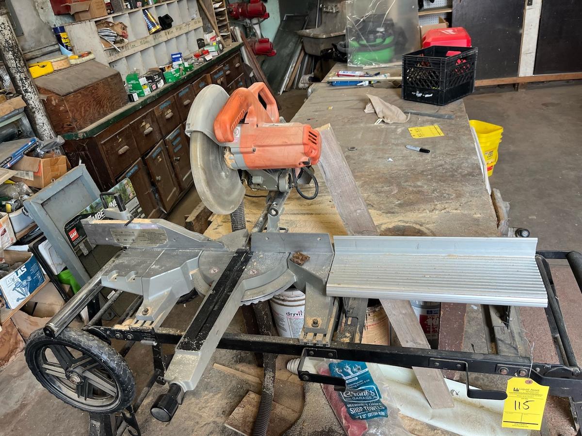 Loc: 3 Maint.  Milwaukee 10" Magnum Slide Compound Miter Saw with foldable stand