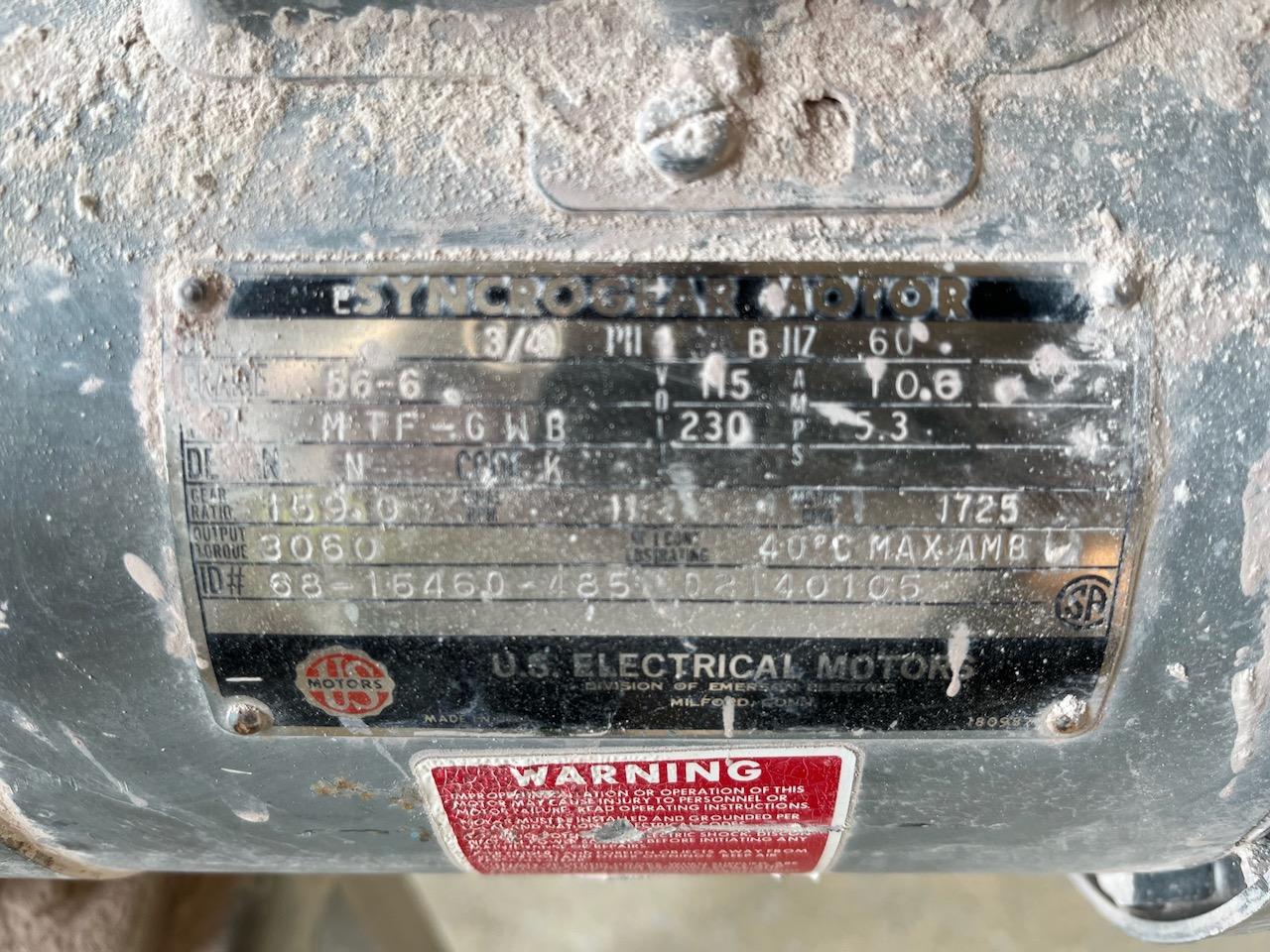 Loc: 12.5. Walker Pug Mill with SyncroGear Motor
