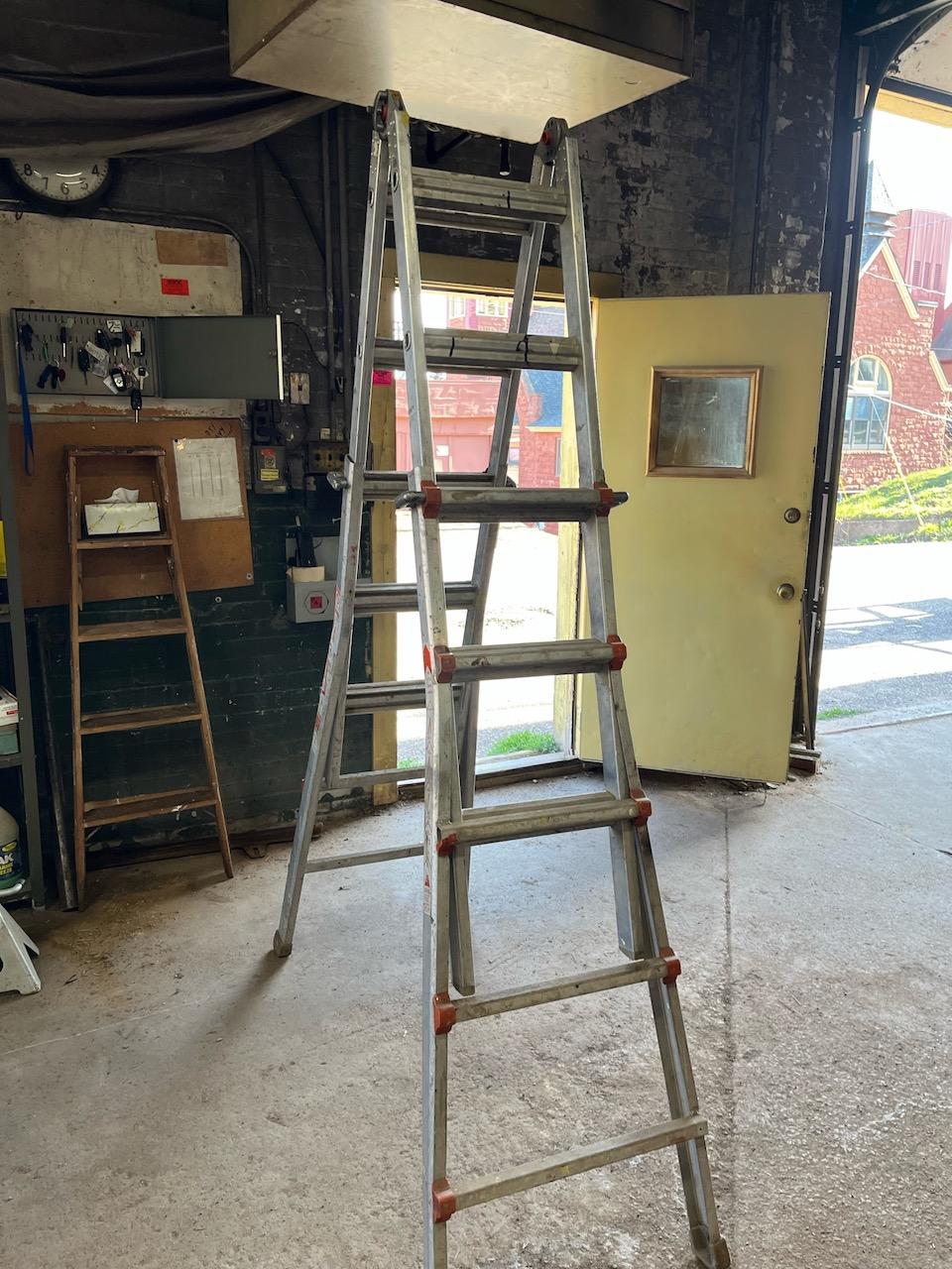 Loc: Bus.  Little Giant multi-use ladder