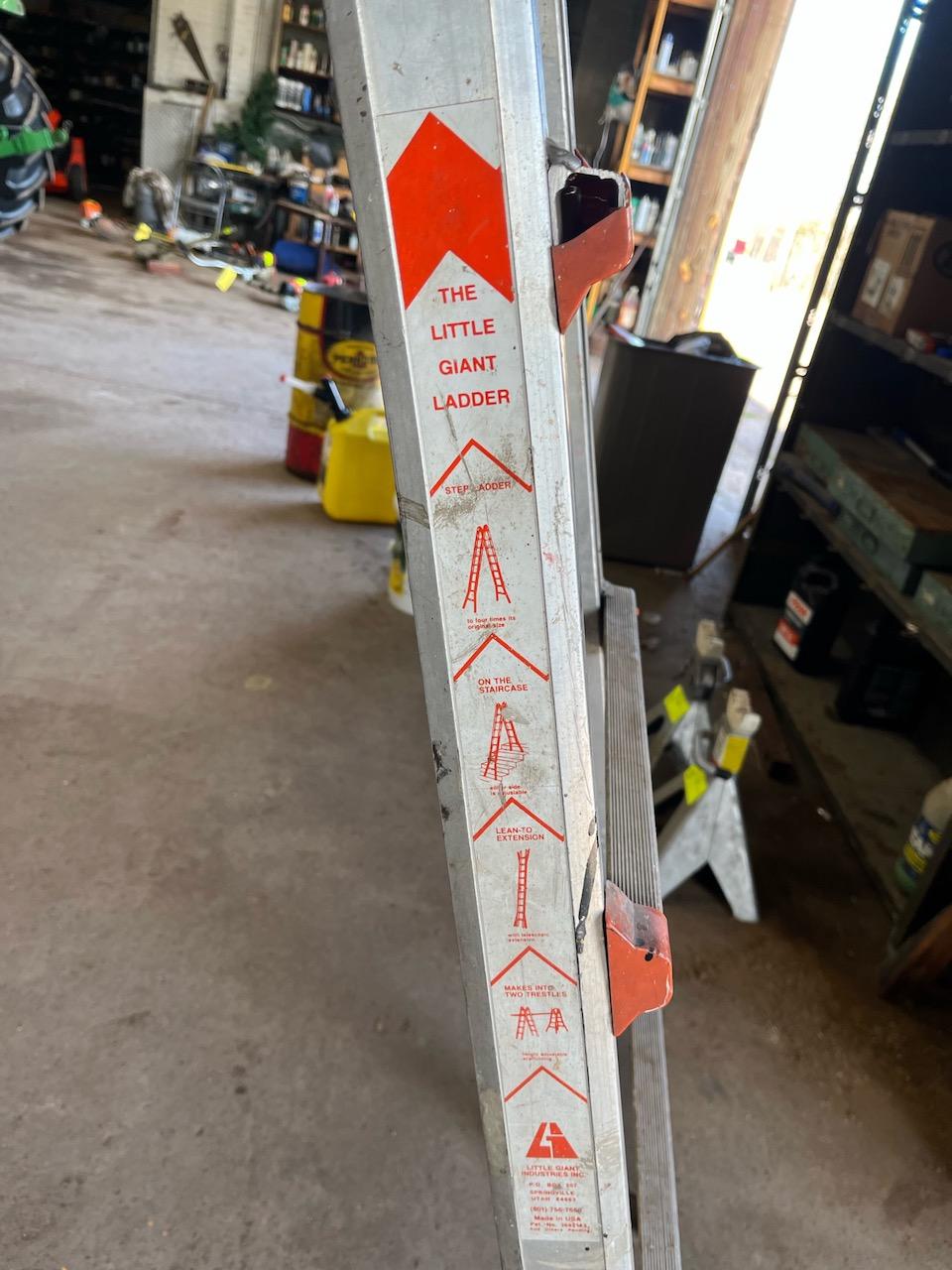 Loc: Bus.  Little Giant multi-use ladder
