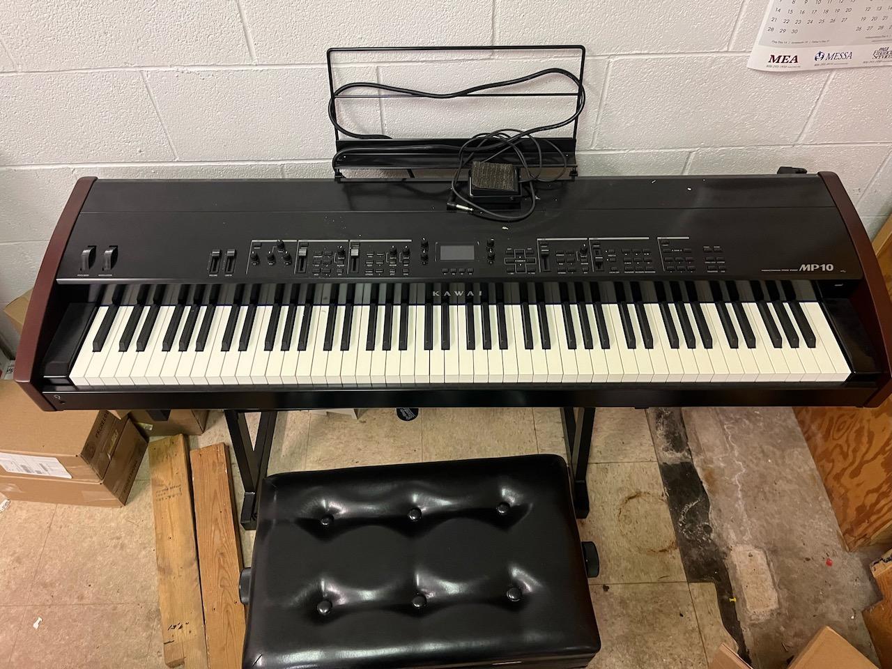 Loc: 4, central storageKawai MP10 Keyboard. This lot is located at: 601 Franklin St, Hancock, MI 499