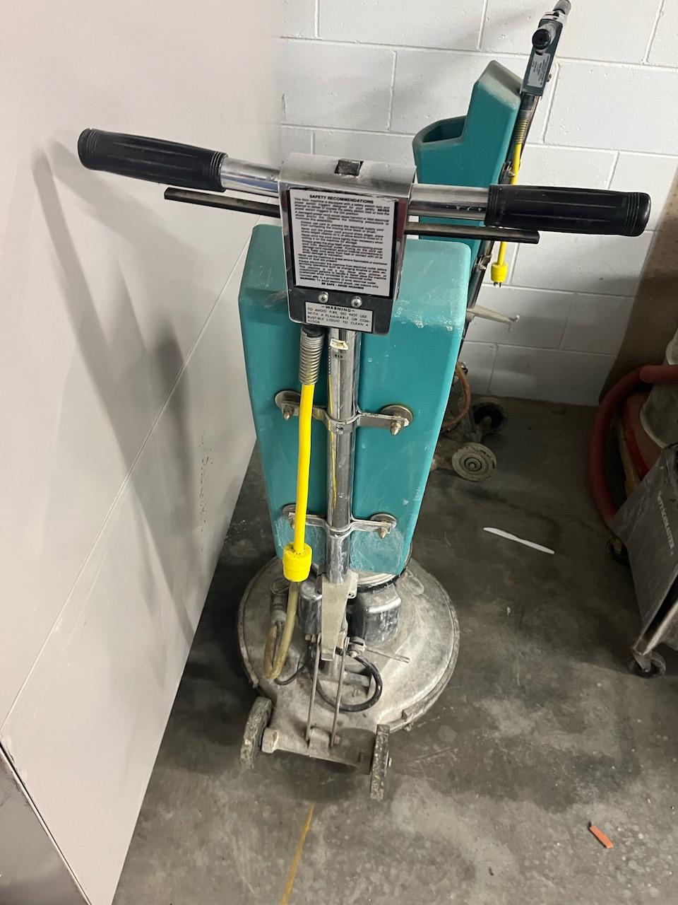 Loc: 4.14B. ServiceMaster Floor Machine Model: SM507. This lot is located at: 601 Franklin St, Hanco