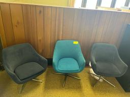 Loc: 8. Lot of (3) MCM Chairs. This lot is located at: 612 Quincy St, Hancock, MI 49930. PLEASE NOTE