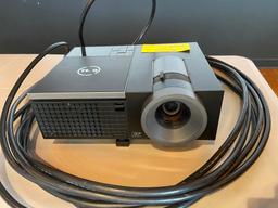 Loc: 11, Stage. Dell 4320 Projector with long HDMI Cord. This lot is located at: 417 Quincy St, Hanc