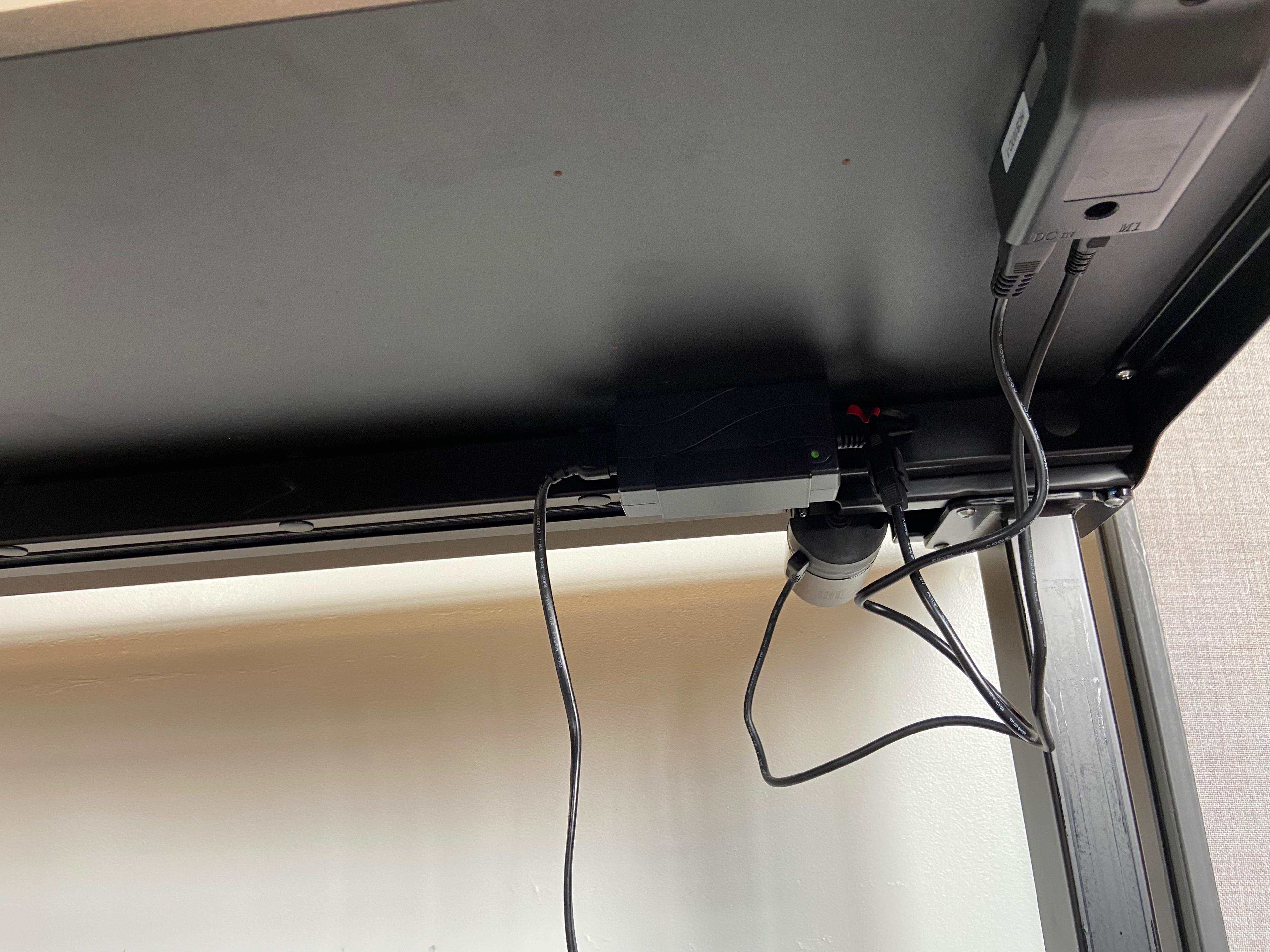 Loc: 11, eSports. Adjustable Height Desks  47"WideX24" Deep X 49" Tall - Flexispot Model #EC9B-VN/EC
