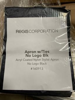 Apron w/ Ties, no logo, black. SKU 160913, Approx. 1,782 aprons (Approx. Total Retail Value- $10532)