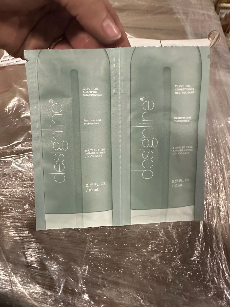 Designline Olive Oil Shampoo & Conditioner Sample Packets