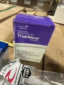 Mixed Pallet of Alcohol Antiseptic Pads 100 per pack approx. 9 packs, TrueWave End Papers 200, Safet