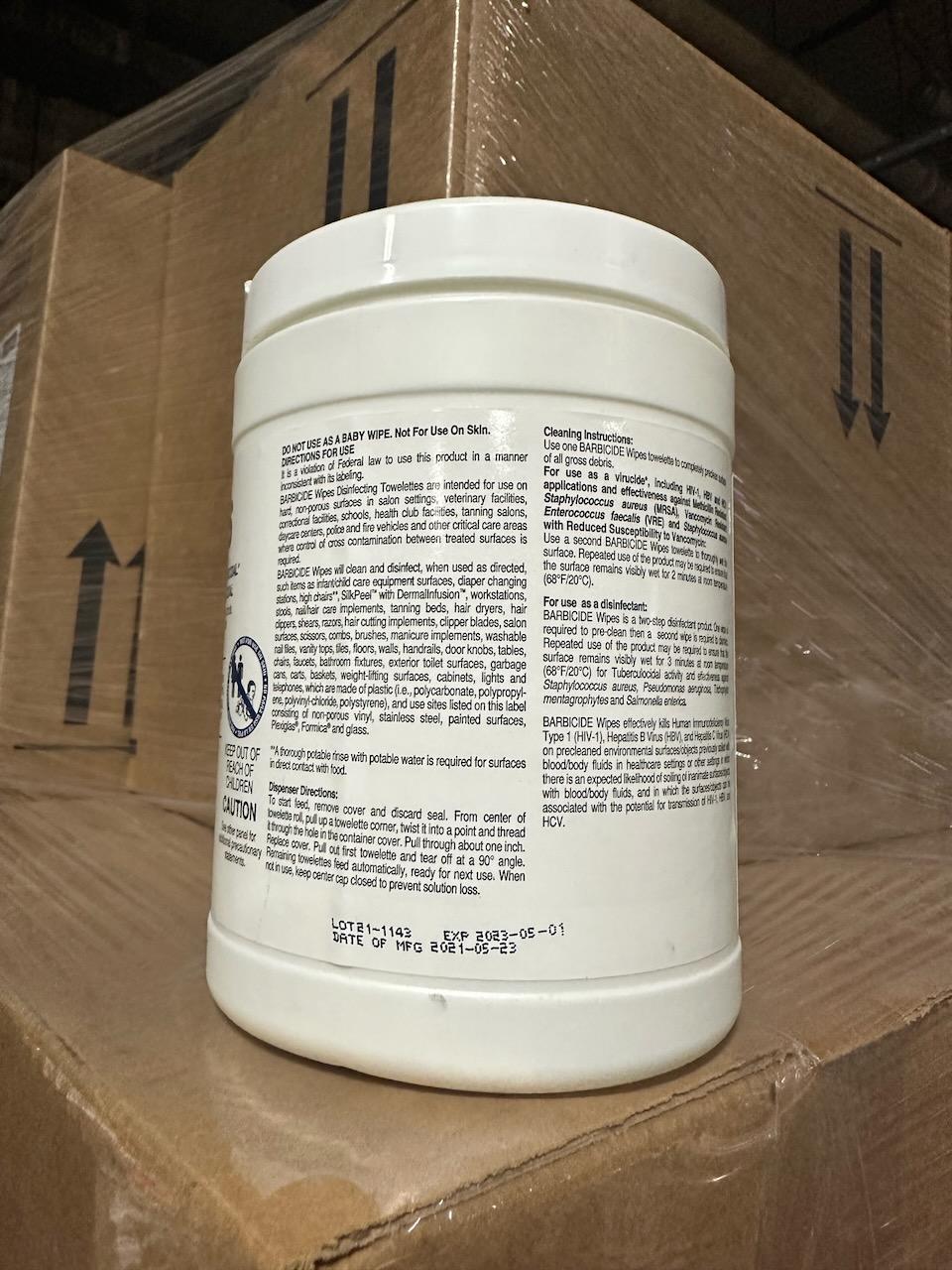 Barbicide Wipes
