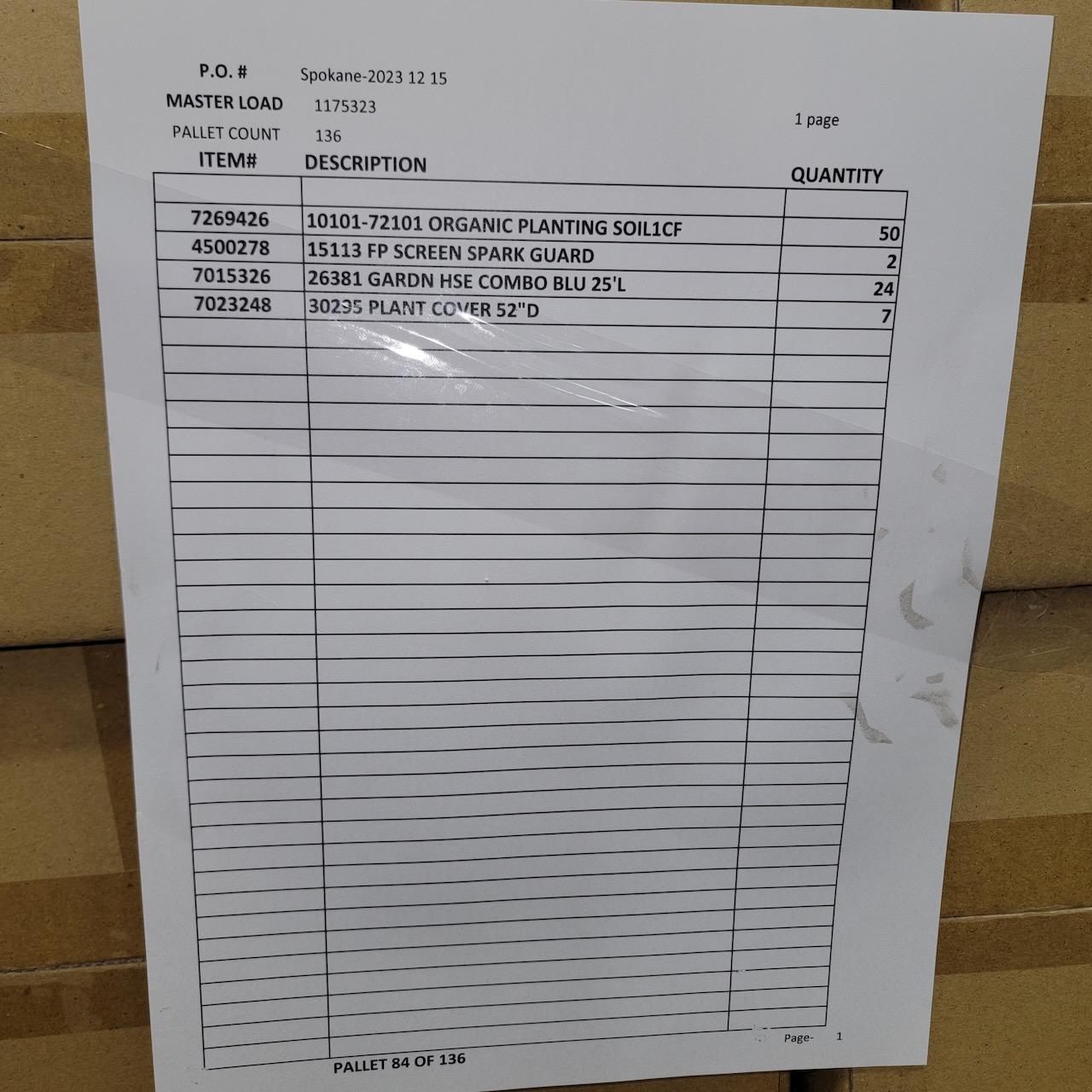 Lawn and Garden items