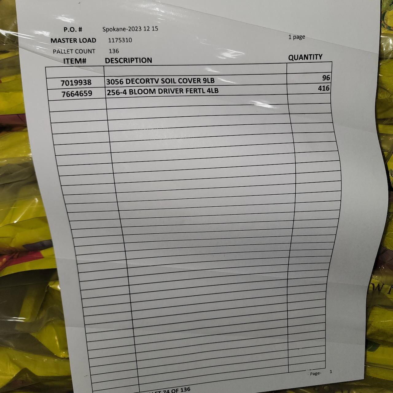 Soil Cover & Fertilizer
