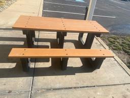 Plastic 6' Picnic Table