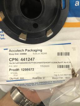 Rolls of Bags for Autobagger