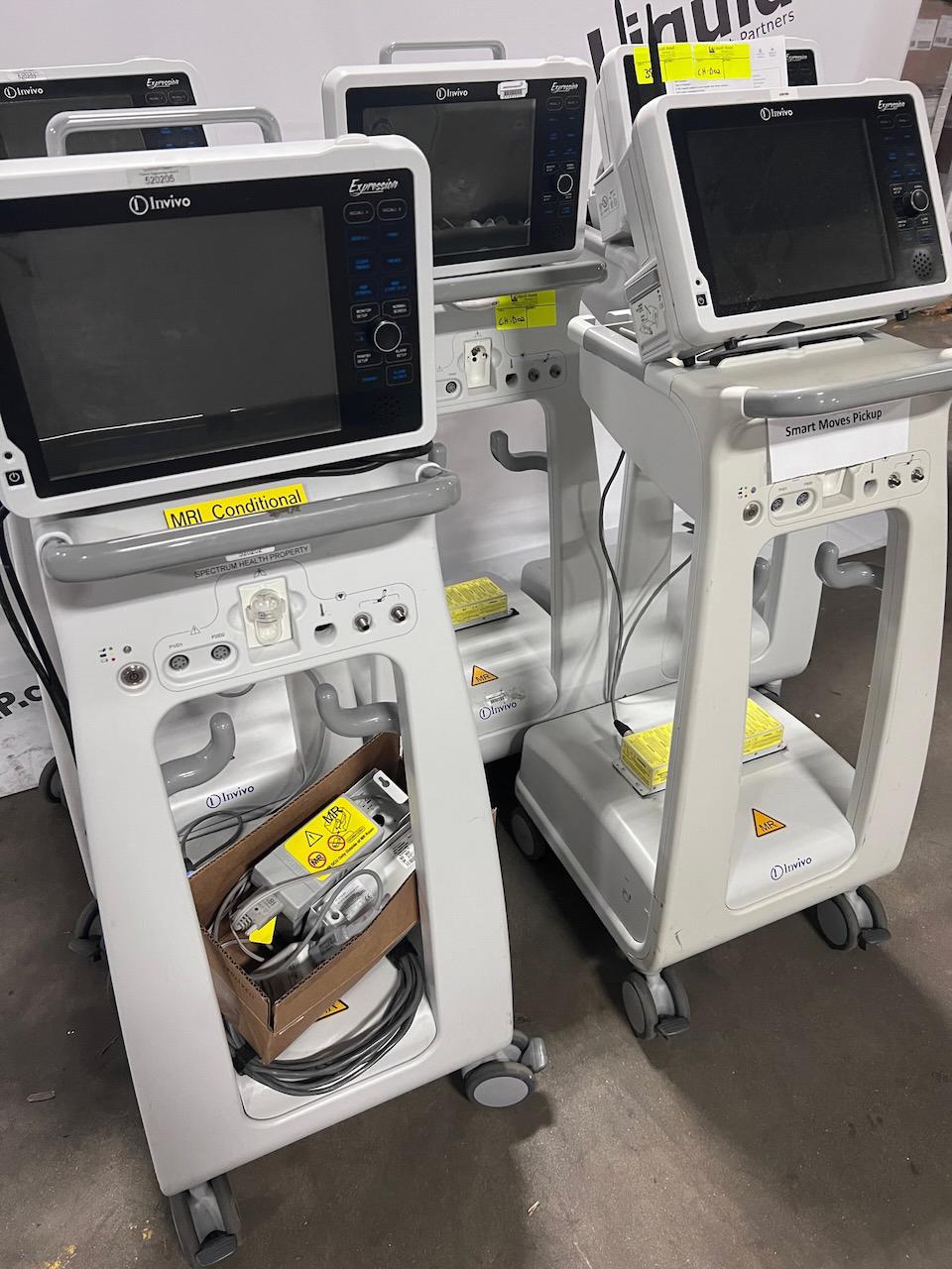 Invivo Expression MRI Patient Monitoring Systems w/ Stands