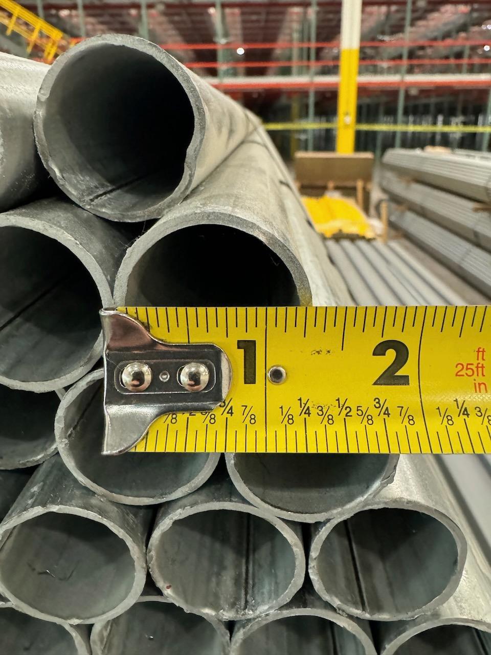 (12) Bundles Asst'd 24' Metal Pipe/Railing