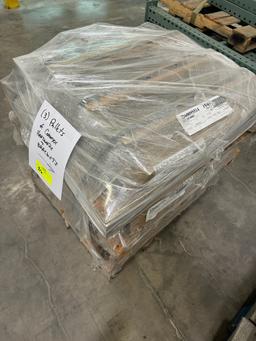 (3) Pallets Asst'd Metal Brackets/Conveyor Components and Hardware/Motor