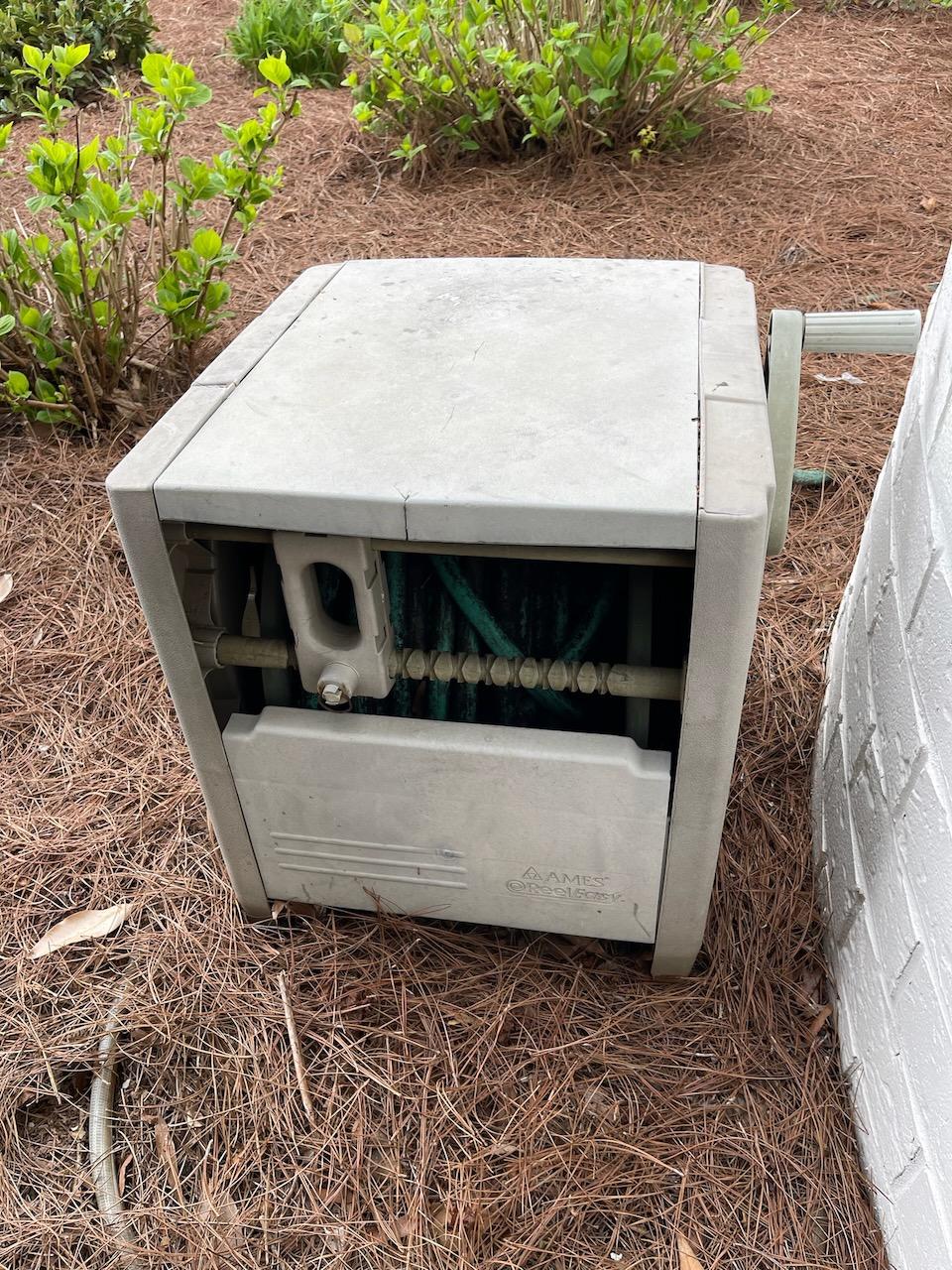 Outdoor Hose Box & Roller