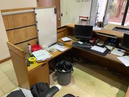 Security Reception Desk - 42"x96"x78" (HxWxD)
