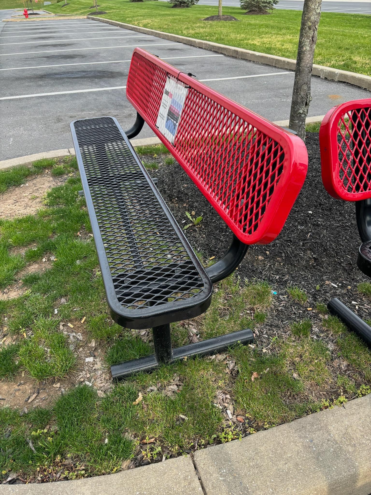 Outdoor Metal Bench